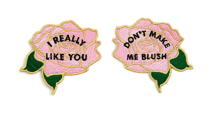 Embroidered Patch don't make me blush
