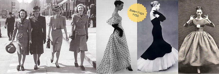 Moda Feminina 1940-1960 