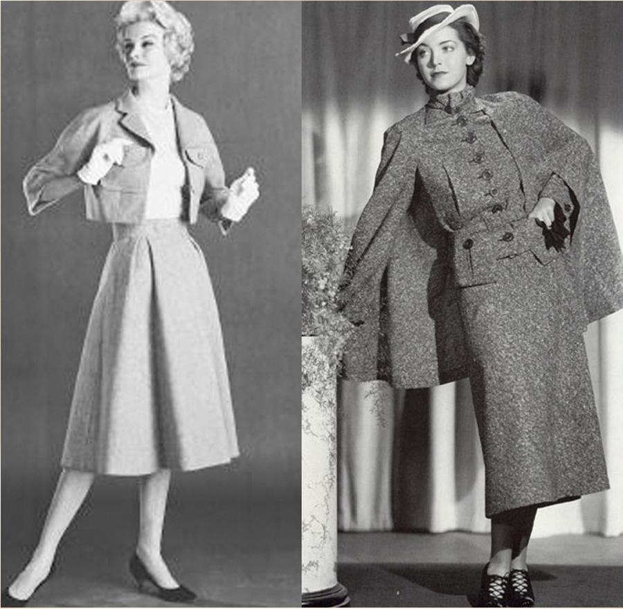 moda feminina 1930-1940