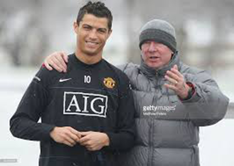 Sir Alex Ferguson e Crisitano Ronaldo