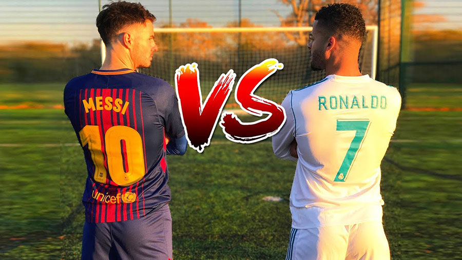 Lionel Messi versus Cristiano Ronaldo