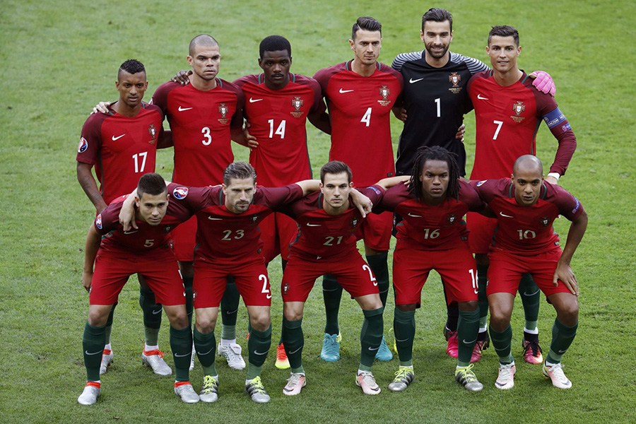 Selecção de Portugal vencedora do Campeonato da Europa de 2016