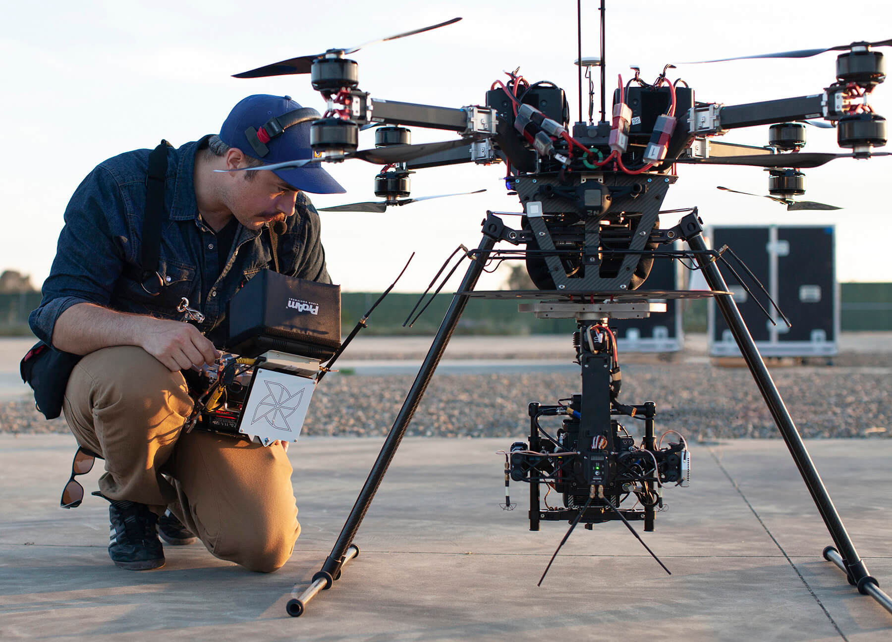 drone para produções de cinema